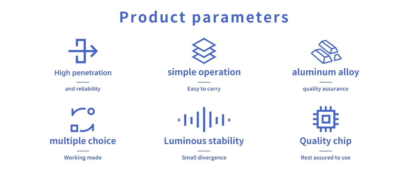 B3S Visual Fault Locator dimensions and packaging