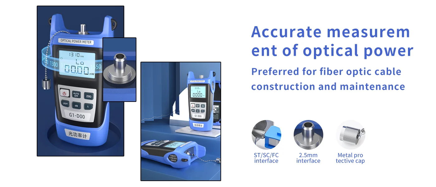 Optical Power Meters manufactured by GUANGYAN, 8 models