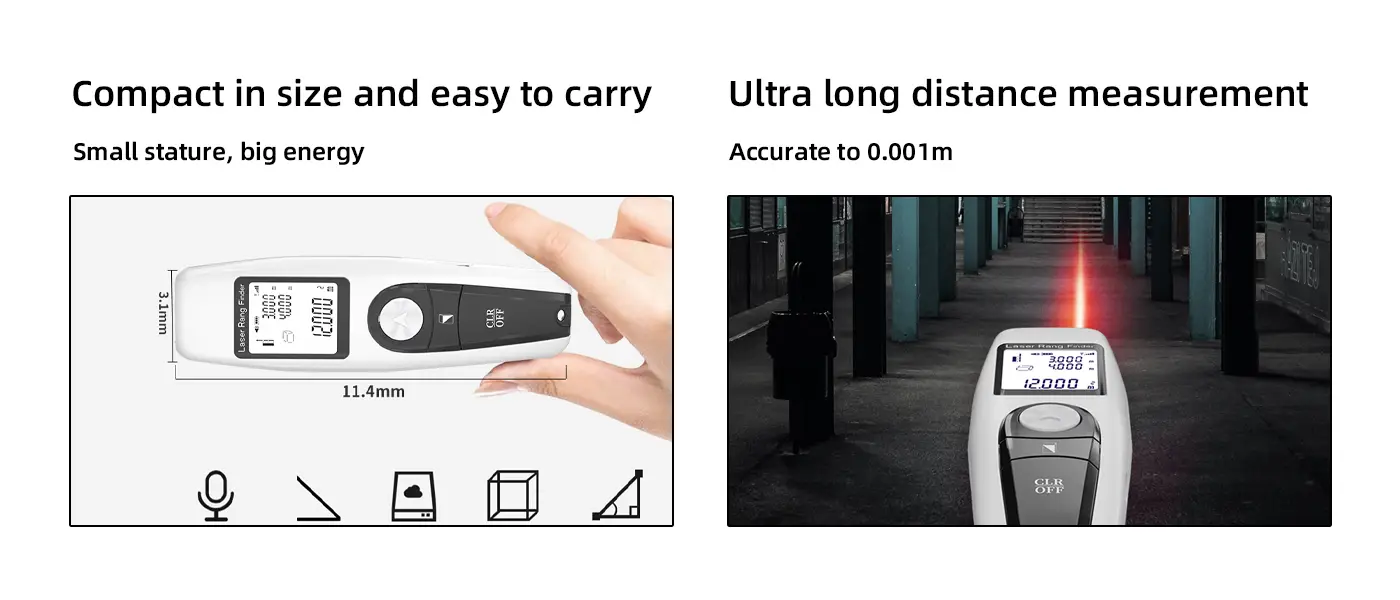 J12 Laser Range Finder key features