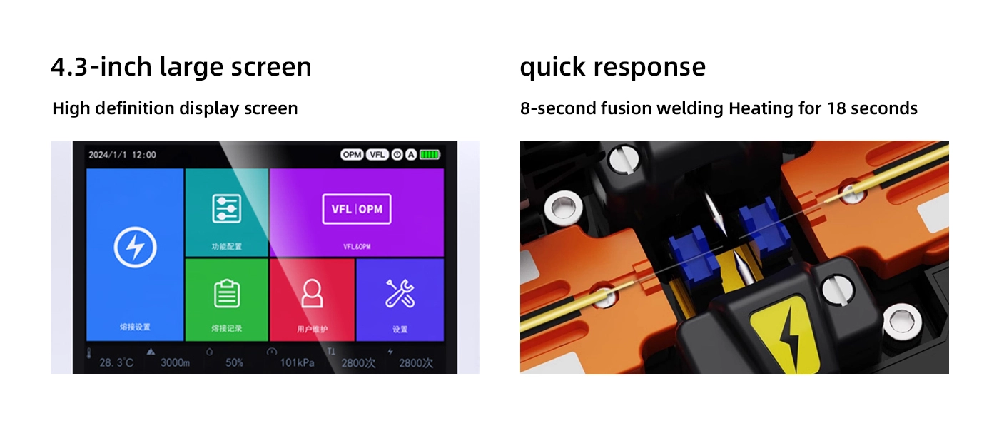 M5 Fiber Optic Fusion Splicer key features